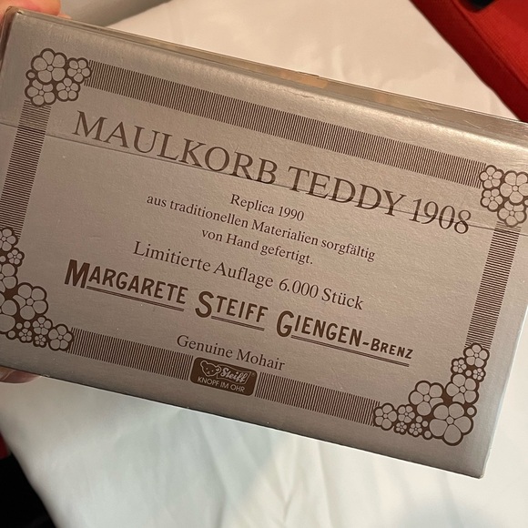 Steiff Muzzle Teddy Bear 1990 - Replica - Picture 9 of 10